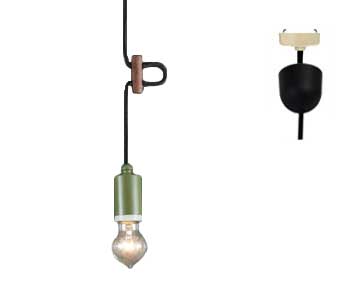 後藤照明 GLF-3491-40　浪漫灯40W40cmGR（40W浪漫球付）（コード長さ約40.0cm）(3)