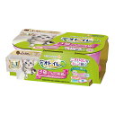 unicharm ユニ・チャーム デオトイレ 子猫〜5kgの成猫用本体セット ツートンピンク