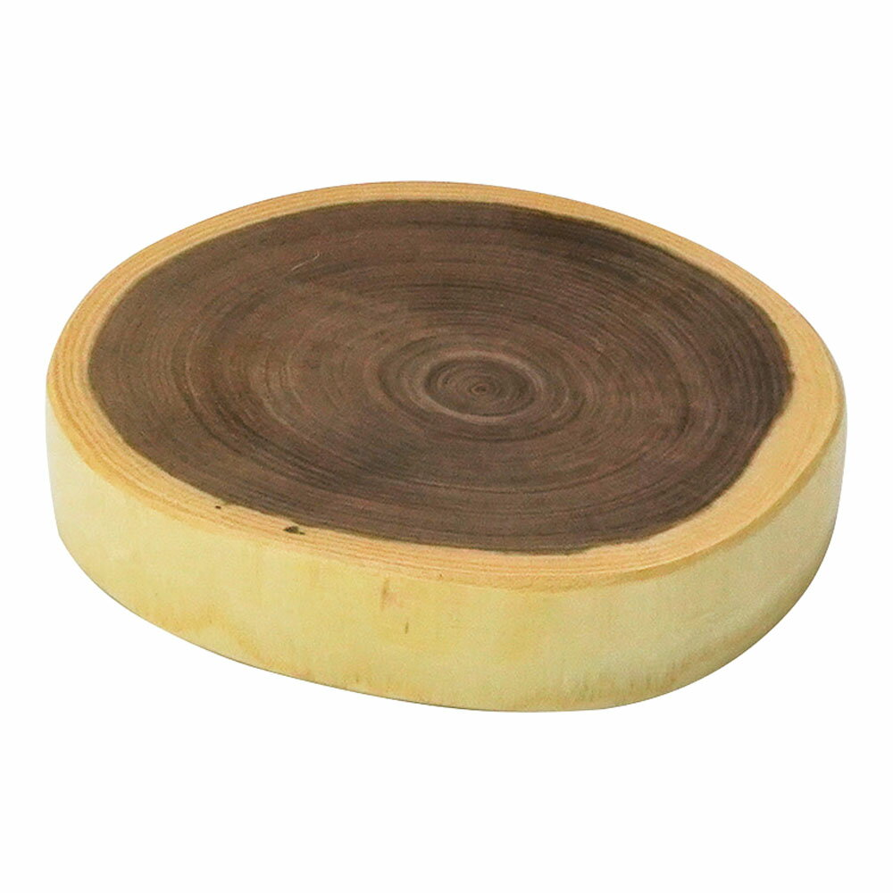 YAMACO ヤマコー 槐(えんじゅ) 丸太皿 小 32525