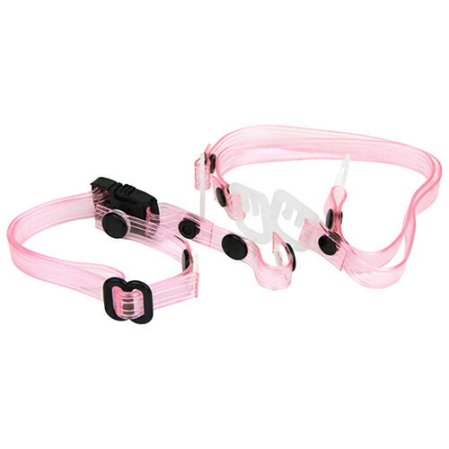 TOYO 東洋物産工業 アゴ紐 透明ビニール NO.TE-4 ピンク