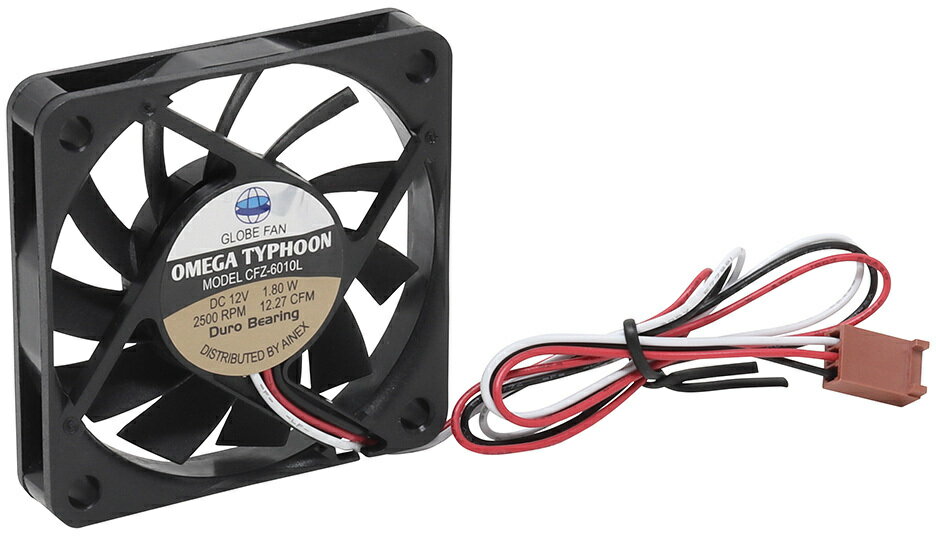 ainex アイネックス OMEGA TYPHOON 60mm 薄型究極静音タイプ CFZ-6010LB - Image 2