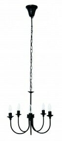 東京メタル YO-20 シャンデリア 5灯付き (ブラックカラー)