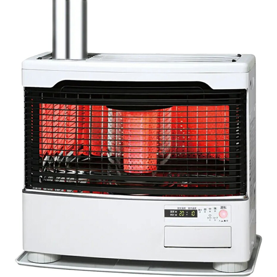 【台数限定！ご注文はお早めに！】 TOYOTOMI トヨトミ HR-G6524(W)煙突式石油ストーブ「エクセレントレーザーバーナー」【油タンク別売】【煙突別売】 【煙突式ストーブ】【PSCマーク取得商品】 【大型商品の為時間指定不可】