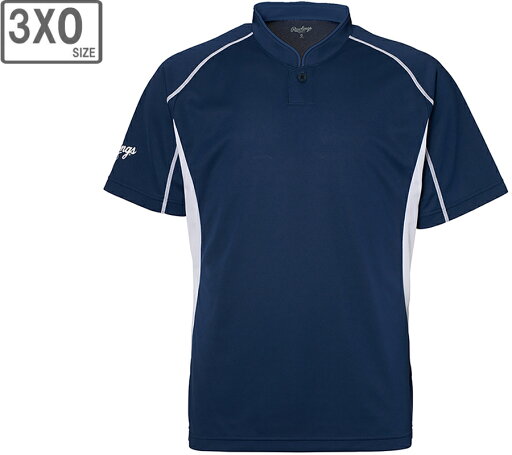 Rawlings ローリングス セカンダリーシャツ【ネイビー】【3XOサイズ】ATS14S01 Rawlings ローリングス セカンダリーシャツ【ネイビー】【3XOサイズ】ATS14S01