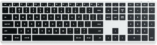 Satechi サテチ Satechi Slim X3 Bluetooth Backlit Keyboard (Silver) - US Layout PST-BTSX3S Satechi サテチ Satechi Slim X3 Bluetooth Backlit Keyboard (Silver) - US Layout PST-BTSX3S