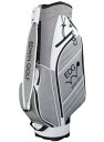 LEZAX/レザックス EDWIN GOLF 9.5型キャディバッグ 【グレー】 EDCB-3478