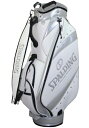 LEZAX/レザックス SPALDING 9.5型キャディバッグ 【ホワイト】 SPCB-3466