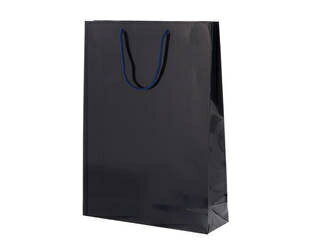 シモジマ HEIKO 紙袋 ブライトバッグ G2 シコン 1枚 幅330×マチ100×高450mm 006138023