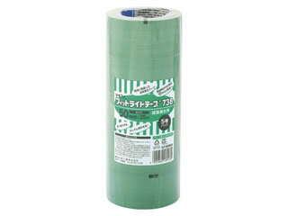 SEKISUI/セキスイ フィットライトテープ　No.738　長さ25m(5巻パック) 緑　N738M54