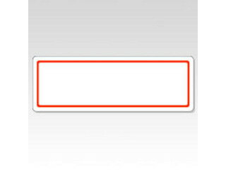 NICHIBAN/ニチバン マイタックラベル 赤枠 ML-113R 枠付きラベル