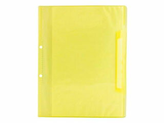 Beautone JAPAN/ビュートンジャパン ファイリングクリヤーブック サイドウェイ A判タテ型(10ポケット・2穴) イエロー FLCS-A4-10CY