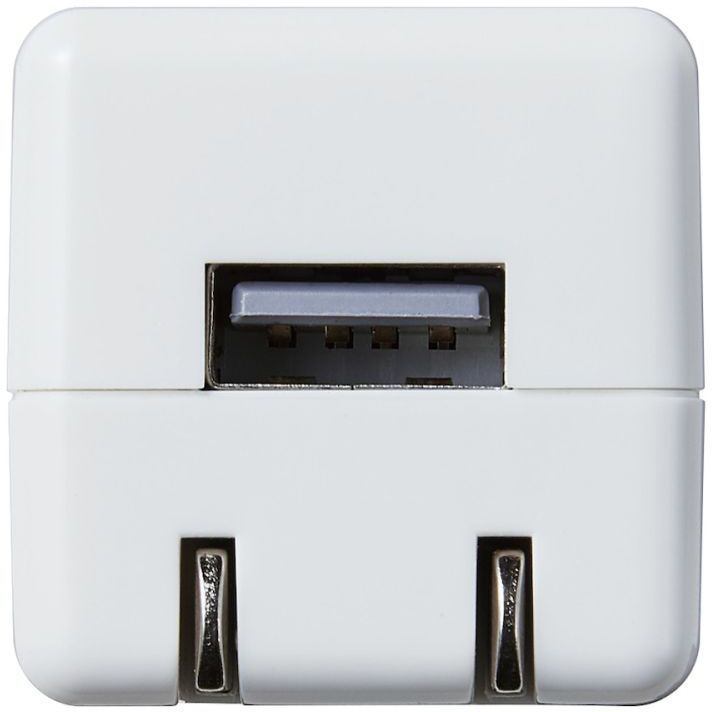 ELECOM エレコム 5W Lightningケーブル付属 AC充電器 1.0m ホワイトフェイス MPA-ACL04WF