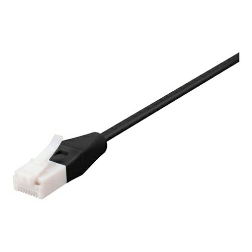 BUFFALO バッファロー ツメ折れないCat5e LANケーブルやわらか 3m ブラック BL5ETNY30BK
