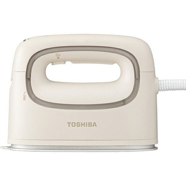 TOSHIBA 東芝 TAS-V70(N)コード付き衣類スチーマー「La・Coo-S(ラクー)」ベージュ