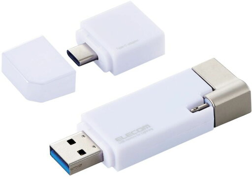 ELECOM エレコム Lightningコネクタ搭載USB3.2 Gen1メモリ 256GB MF-LGU3B256GWH ホワイト ELECOM エレコム Lightningコネクタ搭載USB3.2 Gen1メモリ 256GB MF-LGU3B256GWH ホワイト