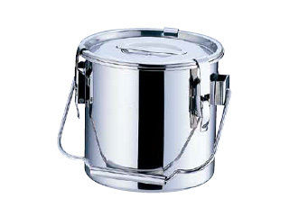 Sampo 三宝産業 UKモリブデンパッキン付汁食缶（目盛付）／　16cm