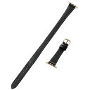 ELECOM エレコム Apple Watch 41/40/38mm/バンド/ソフトレザー/2重巻きスリムタイプ/&me/チャコールグレー AW-41BDLWJ...