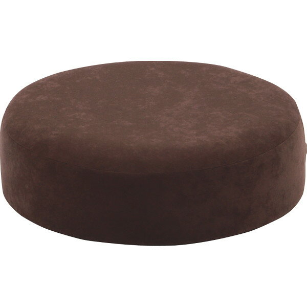 リビングクッション(丸) ブラウン YG15 BR 【代引不可】【沖縄県及び離島には配送できません】