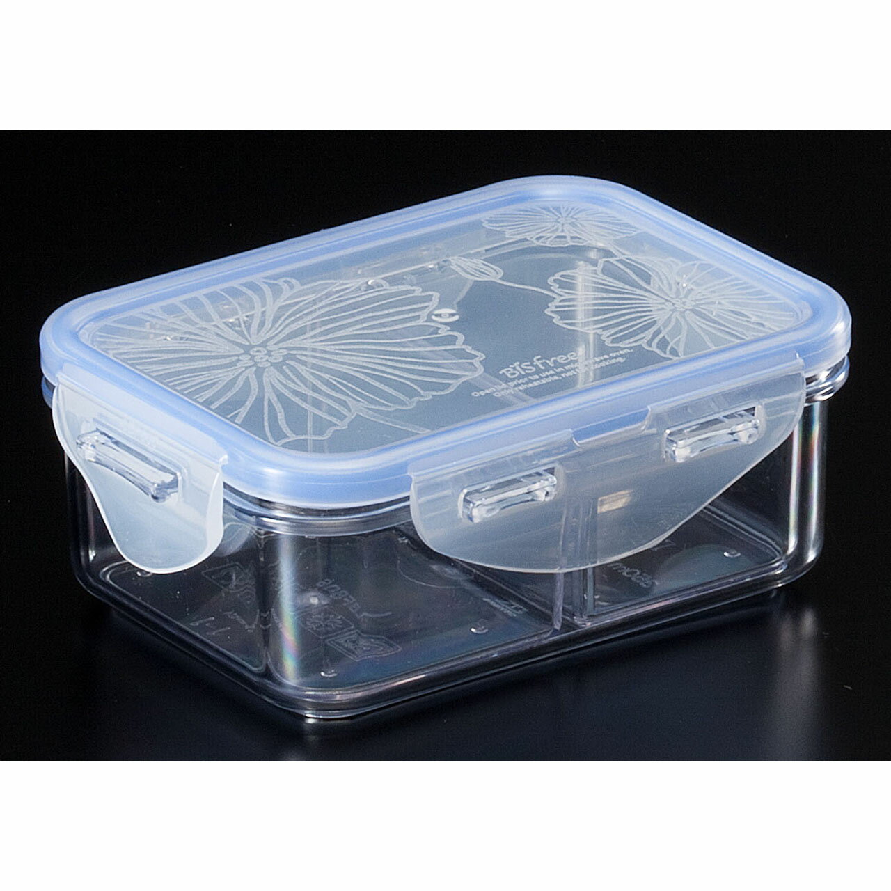 Spice Containers - LOCK&LOCK ロックアンドロック L＆L ビスフリーコンテナ 仕切付 2仕切 LBF806C