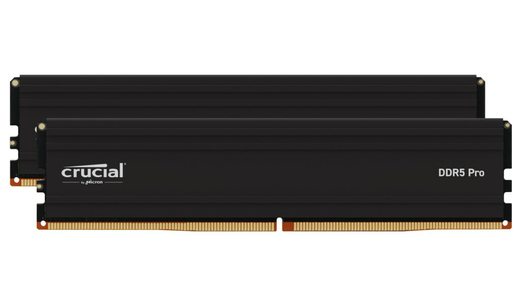 Crucial クルーシャル デスクトップ用メモリ Pro 64GB Kit(2x32GB)DDR5-5600 UDIMM CL46(16Gbit) CP2K32G56C46U5 納期にお時間がかかります。ご注文前に納期お問い合わせください。