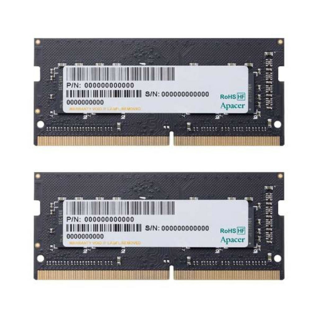 Apacer アペイサー ES.64GA1.PSRK2 DDR4-3200MHz ノートPC用メモリ 260pin CL-22 64GB(32GBx2枚組)3年保証