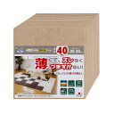 SANKO サンコー ペット用撥水タイルマット 同色40枚入 ベージュ