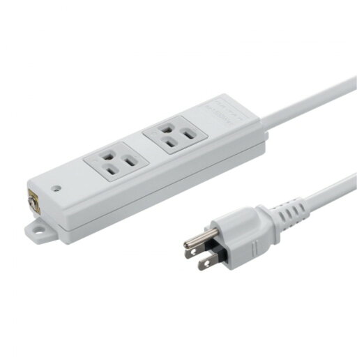 サンワサプライ 工事物件タップ 3P(抜け止めタイプ)・2個口 5m TAP-KS2N-5 サンワサプライ 工事物件タップ 3P(抜け止めタイプ)・2個口 5m TAP-KS2N-5
