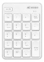 アーキス (MOBO)Bluetooth対応テンキーパッド NumLock非連動 USB充電式 ホワイト AM-NPB20-SW