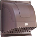 TSK 高須産業 WK-25B ウェザーカバー【25cm換気扇用(300×300)】(格子付・ブラウン)