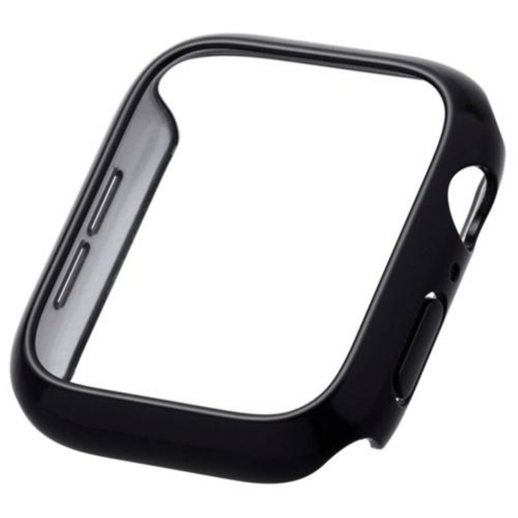 ELECOM エレコム AW-23DBPPMBK Apple Watch 44mm/ハードバンパー/メタリック/ブラック