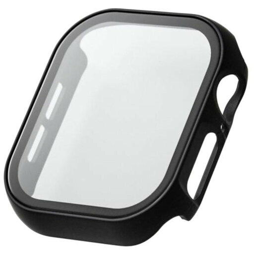 ELECOM エレコム AW-24BFCGOBK Apple Watch 42mm/フルカバーケース/プレミアムガラス/ゴリラ/高透明/ブラック ELECOM エレコム AW-24BFCGOBK Apple Watch 42mm/フルカバーケース/プレミアムガラス/ゴリラ/高透明/ブラック