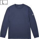 ファイテン Phiten RAKUシャツ 長袖 【ネイビー】【Lサイズ】JG624105