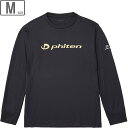 ファイテン Phiten RAKUシャツ 長袖 【ブラック/ゴールド】【Mサイズ】JG625004