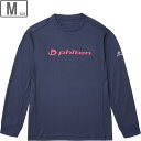 ファイテン Phiten RAKUシャツ 長袖 【ネイビー/ピンク】【Mサイズ】JG626004