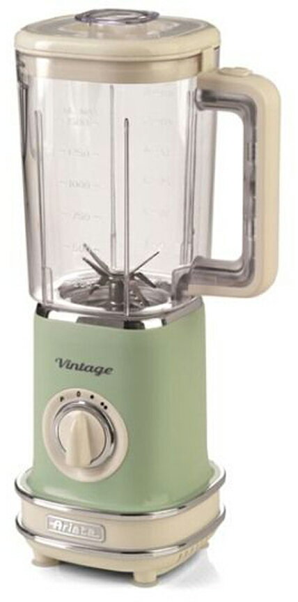 Ariete アリエテ 5681GN(グリーン)　ブレンダー1.5L 曲線を生かしたフォルム、そしてアンティークにカ..