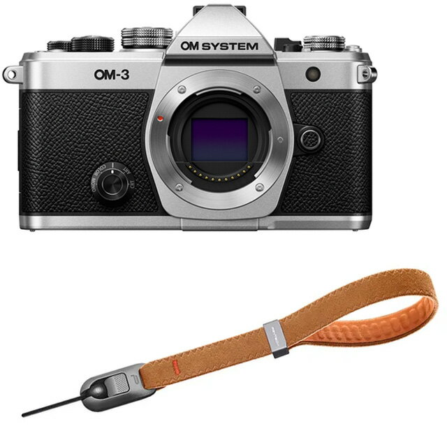 【SBCX-1 充電池充電器セット1個プレゼント中!】 OM SYSTEM オーエムシステム OM-3 ボディ シルバー ミラーレス一眼カメラ+P-CB-295...