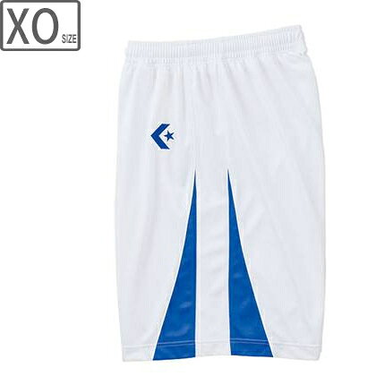 CONVERSE コンバース 【メンズ】ゲームパンツ【ホワイト/Rブルー】【XOサイズ】CB251801-1125 吸汗 速乾 日本製
