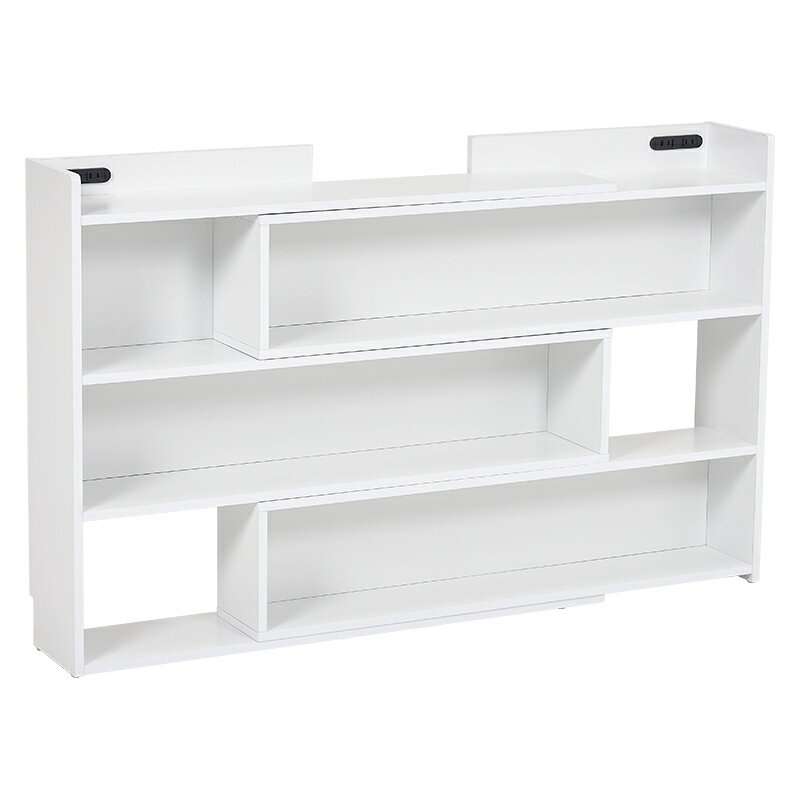 萩原 ハギハラ 伸縮ヘッドボード 幅98〜158×高さ80cm ホワイト　RHB-1926WH メーカー直送 同梱不可 カ..