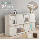 萩原 ハギハラ フラップ式ディスプレイラック 幅85cm (2台組) ホワイトウォッシュ RCC-1716WS-2S メーカー直送 同梱不可 カード決済のみ対応...