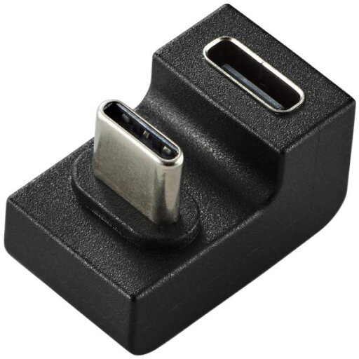 ELECOM エレコム USB Type-Cアダプタ/U字/ブラック MPA-CFCMUAD01BK ELECOM エレコム USB Type-Cアダプタ/U字/ブラック MPA-CFCMUAD01BK