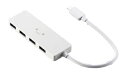 ELECOM エレコム USBHUB/USB-C/USB5Gbps/バスパワー/4ポート/15cm/ホワイトフェイス U3HC-H040WF(2)