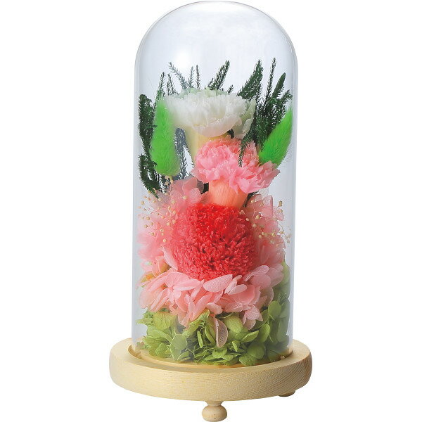 お供えガラスドームアレンジメント 紗奈(さな) C29320