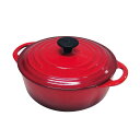 LE CREUSET ル・クルーゼ ル・クルーゼ ココット・ビス ロンド 20cm チェリーレッド
