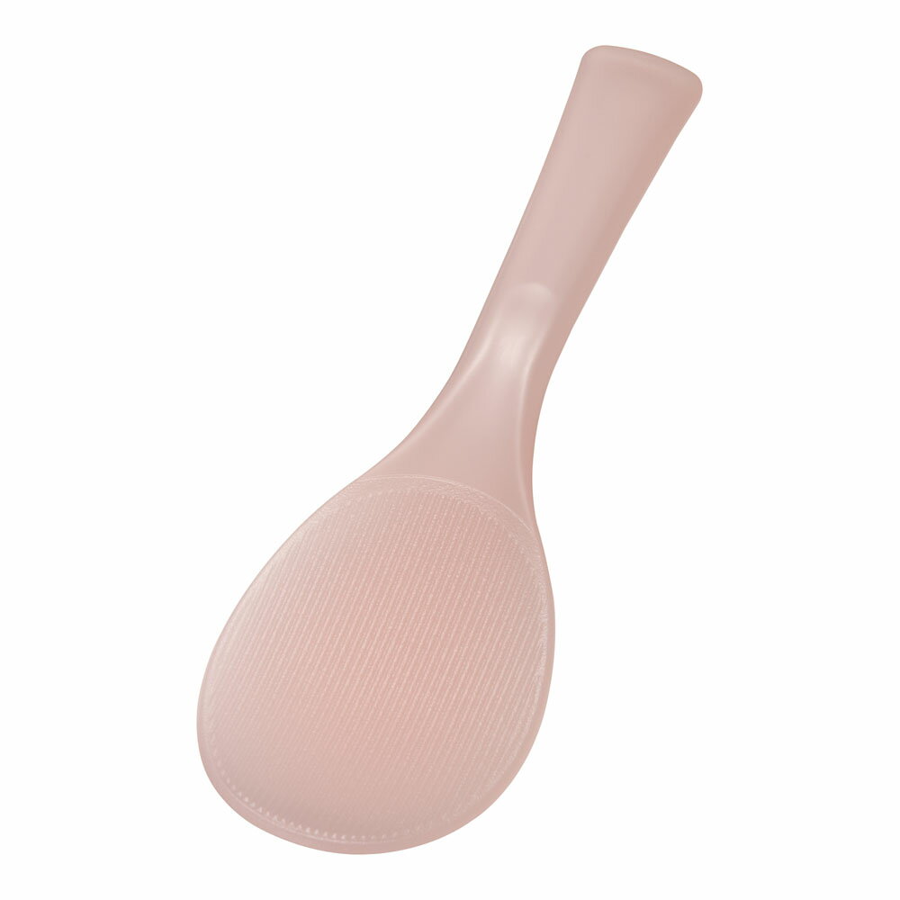 花井化成 抗菌 魔法のしゃもじ(溝付)スケルトン ピンク