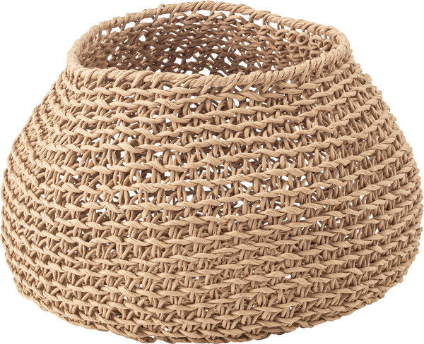 東谷 ROOM ESSENCE ペーパーコードバスケット ナチュラル SLY-608 同梱注文不可 カード払い限定 沖縄・北海道・離島お届け並びに時間指定不可