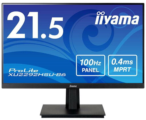 iiyama 飯山 フルHD対応 21.5型液晶ディスプレイ/ブラック/スピーカー/IPS XU2292HSU-B6 iiyama 飯山 フルHD対応 21.5型液晶ディスプレイ/ブラック/スピーカー/IPS XU2292HSU-B6
