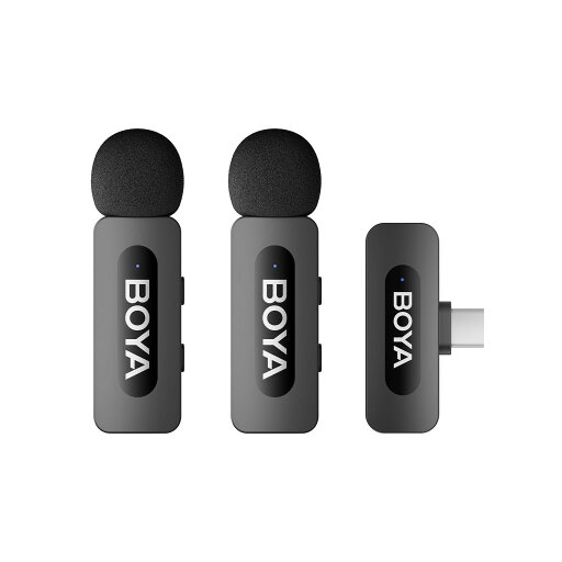 BOYA 軽量ワイヤレスデュアルマイク/ノイズキャンセリング/USB-C対応/2年保証 BY-V20 BOYA 軽量ワイヤレスデュアルマイク/ノイズキャンセリング/USB-C対応/2年保証 BY-V20