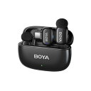 BOYA 小型ワイヤレスマイク/ノイズキャンセリング/USB-C対応/ブラック/2年保証 BOYAMINI14(2)