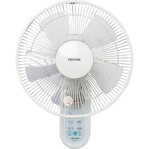 TEKNOS テクノス KI-W283R 30cm 壁掛けフルリモコン扇風機 ホワイト TEKNOS テクノス KI-W283R 30cm 壁掛けフルリモコン扇風機 ホワイト