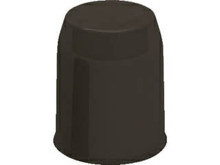 MASARU マサル工業 ボルト用保護カバー 20型 ダークブラウン(こげ茶) BHC209